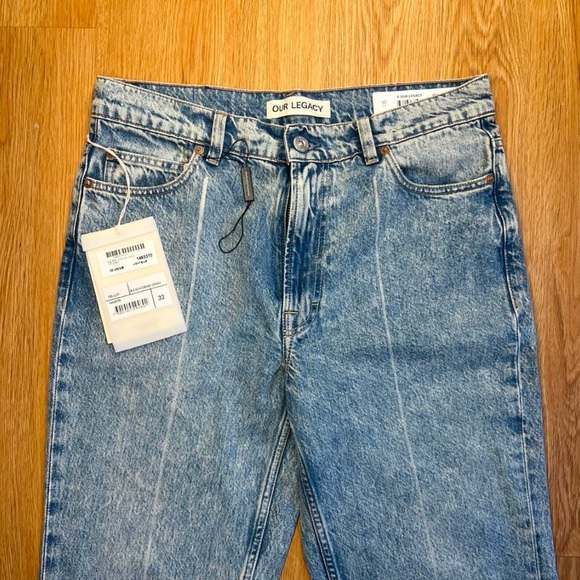 Our Legacy Light Wash Denim Jeans - Picture 3 of 5